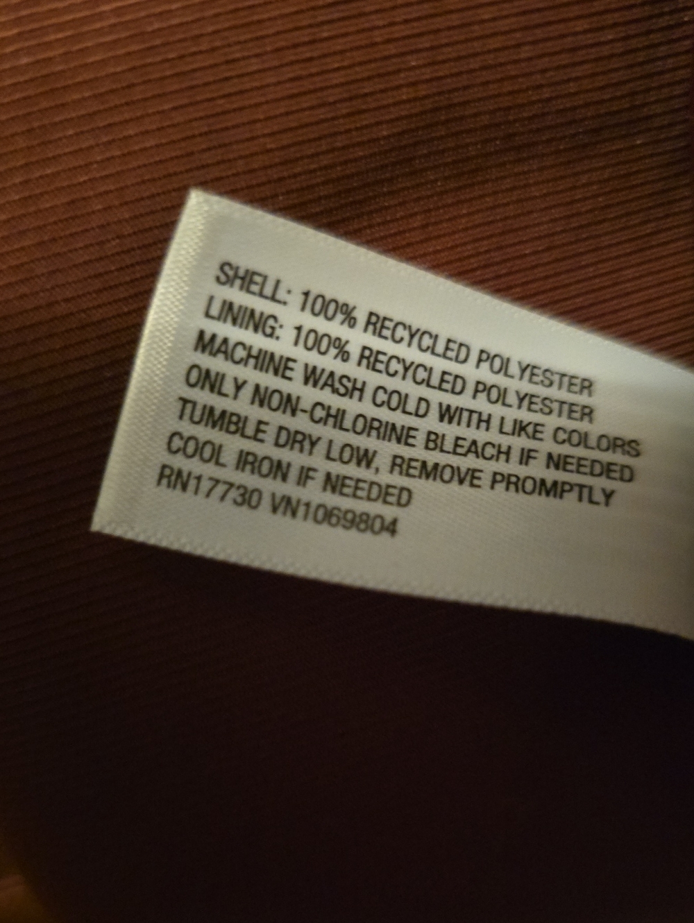 New Goodfellow Men's XXL Rust Brown Lightweight Utility Zip Jacket - Picture 9 of 9